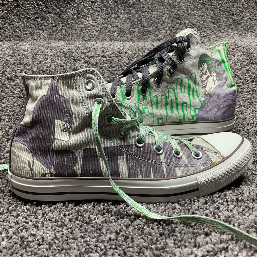 💚Joker and Batman Converse 🖤
